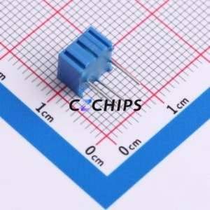 ตัวต้านทาน/โพเทนชิโอมิเตอร์แบบปรับได้สำหรับ3362P-1-202ผ่านชิ้นส่วนรู (THT)-3P, ตัวต้านทาน7x6.8มม. 10% 2Kohm 500 250mw pp/℃ - Product Image 2