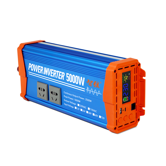 ZHIXIAN 5000W Converter Pure Sine Wave Inverter 5000W 4000W 3000W 2000W 1000W 12V 24V to 110V 220V Power Inverter