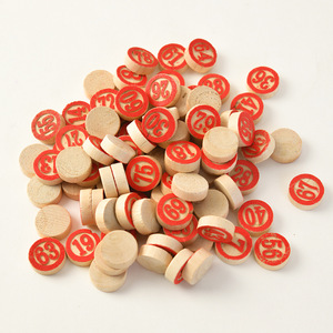 Antiguo juego de ajedrez digital de madera soviética <span class=keywords><strong>Bingo</strong></span> Carbeno Lotto para adultos y niños - Product Image 2