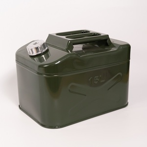 Bidon d'<span class=keywords><strong>essence</strong></span> métallique carré de grande capacité de bonne qualité pour voiture et moto – Vente mondiale - Product Image 2