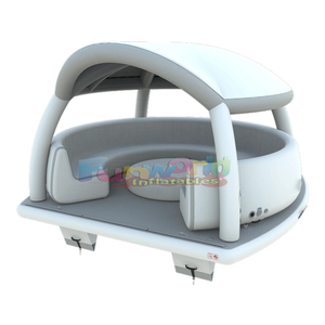 Thương mại nổi cho Aqua phòng chờ bãi biển <span class=keywords><strong>Inflatable</strong></span> đảo nước vui vẻ không khí Float sofa <span class=keywords><strong>Inflatable</strong></span> nước vui chơi giải trí cơ sở - Product Image 5