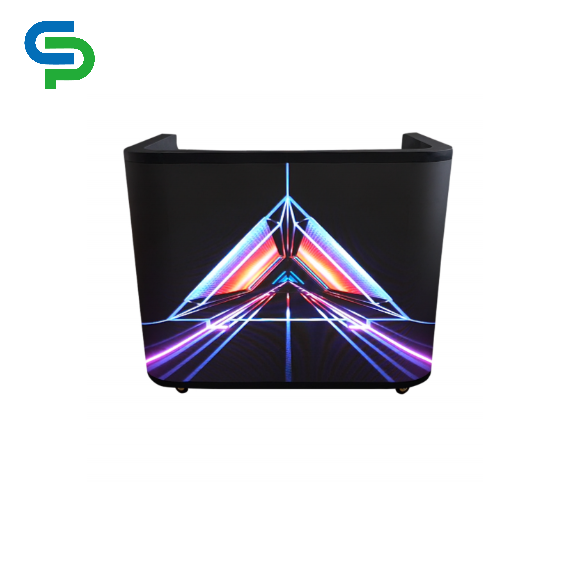 Full Color Music Festival Night Bar Led Display P1.25 P1.86 P2.5 P3.076 P4 Indoor Portable DJ Booth Table Led Screen