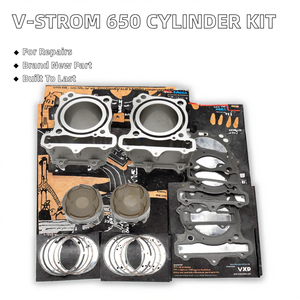 Kit Blocco Cilindri Meccanismo Albero Motore Haogang <span class=keywords><strong>Suzuki</strong></span> <span class=keywords><strong>V</strong></span>-<span class=keywords><strong>Strom</strong></span> 650 <span class=keywords><strong>DL</strong></span>/SV 81mm in Alluminio - Ricambio Nuovo per Moto - Product Image 4