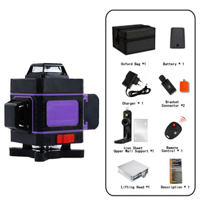 <span class=keywords><strong>Nivel</strong></span> láser, herramienta de nivelación de 16 líneas, Línea Verde, rotativa 4D, nivelado automático, 360, Horizontal y Vertical, nivelador de pared superpotente - Product Image 5