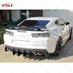 Diffuseur de pare-chocs arrière ABS pour Camaro 6e génération 2016-2024, style <span class=keywords><strong>ZL1</strong></span>, avec embouts d'échappement quadruples - Product Image 1