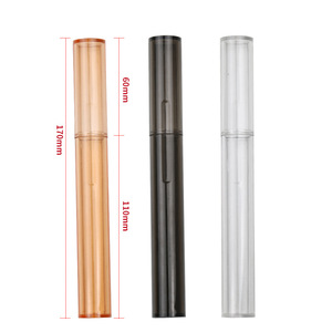 Étui portable pour pinceaux de maquillage, rangement de voyage, anti-poussière, porte-crayon à sourcils, porte-pinceau pour eye-liner, organisateur de cosmétiques pour outils de maquillage - Product Image 3