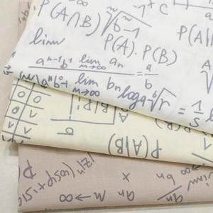 ผ้าคอตตอนผ้าธรรมดาพิมพ์ลายตัวอักษรสูตรสำหรับฤดูใบไม้ผลิและฤดูร้อนผ้าซักแบบไม่ยืด - Product Image 1