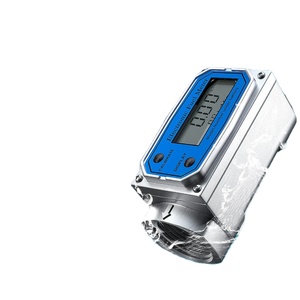 Electronic Turbine Flowmeter for Liquid Measurement Diesel Water Inline Pipe <strong>Flow</strong> Meter LCD Display Aluminum Alloy Stainless - Product Image 5