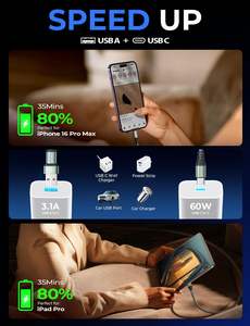 Cable USB C LISEN PD de 60W, Cable Tipo C de Carga Rápida de Alta Velocidad para iPhone 17 16 Pro Max Plus, Samsung S25, MacBook Air, Oficina, Juegos - Product Image 5