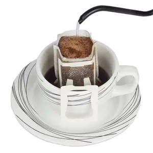 Disposable hanging ear coffee bag coffee drip bag filter free samples coffee drip filter 50pcs/pack