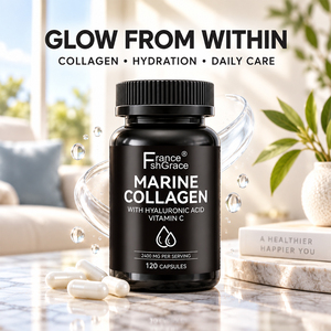 Collagène marin Shecome, acide hyaluronique, vitamine C pour l'hydratation de la peau des adultes, anti-âge, soutien articulaire, capsules de collagène - Product Image 3
