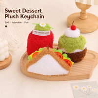 Jouets en peluche en forme de gâteau roulé réalistes et mignons, styles variés, sacs à dos pour étudiants, porte-clés, pendentifs, poupées, petits cadeaux