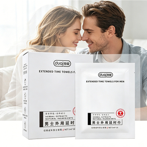 Toallitas Húmedas para Hombre de Larga Duración, Portátiles, para la Higiene Íntima Masculina, Mejoran la <span class=keywords><strong>Experiencia</strong></span> Íntima en Pareja, Productos de Cuidado Personal para Adultos - Product Image 1