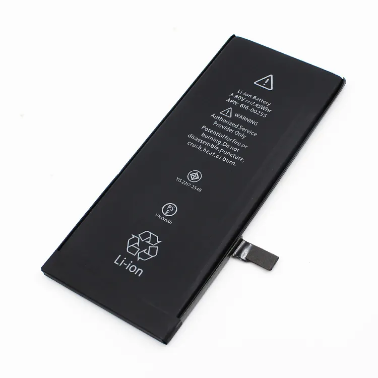 Atacado Long Life 0 Ciclo 1960mah Bateria Modelo de Bateria de Lítio do Telefone Móvel 616-00255 para Iphone 7 Peças de Serviço de Reparação Preto