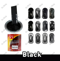 Peintures automobiles, peinture de retouche automobile, peinture 2K, couche de finition, couleur unie, peinture automobile brillante/mate noire