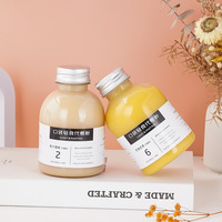 Bouteille épaisse de 350 ml en PP de qualité alimentaire avec bouchon à vis pour poudre de remplacement de repas, jus et café – Modèle tendance