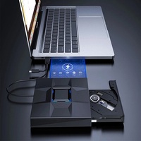 Type-c&USB3.0 High Speed Transfer Dvd +/-Rw Optical Drive External Optical Drive for Laptop,dvd Cd,usb cd Drive