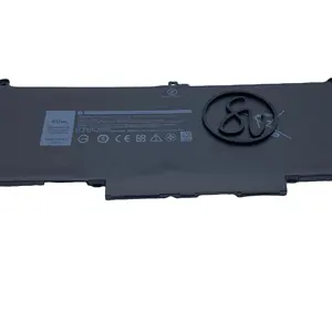 7,6 V 60 Wh Laptop-Batterie F3YGT für DELL Latitude 12 7000 7280 7480 F3YGT Laptop-Batterie