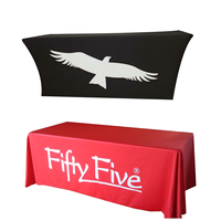 Nappe de table drapée en polyester personnalisée, anti-plis, réutilisable, pour impression par transfert thermique, 8ft x 6ft, pour événements festifs