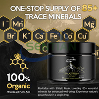 Complément Alimentaire Résine de Shilajit Noir Himalaya Acide Fulvique 70% Pâte de Shilajit avec Acide Fulvique Pâte de Résine de Shilajit