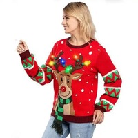 Pull-over col rond brodé 3D de haute qualité, nouvelle mode été/hiver 2026, grande taille, écologique, séchage rapide, pour Noël