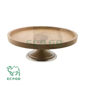 Wooden Cake <b>Stand</b> Shiny Polished for New Design Round Shape Wooden Cake <b>Stand</b> for Customized Sale Product - Product Image 1