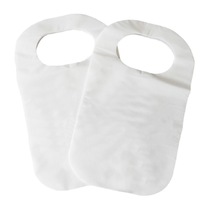 Bavette Adulte Non-Tissée Jetable Écologique avec Logo Imprimé Personnalisé, Imperméable, pour Restaurants de Fruits de Mer et Hot Pot
