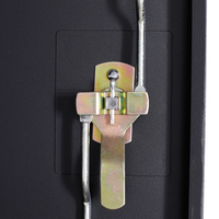 Armoires de classement en acier à 2 portes de haute qualité Armoires de rangement en fer Armoire de bureau en métal pour salle de sport
