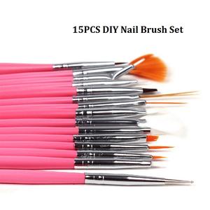 Juego de pinceles de Gel para <span class=keywords><strong>uñas</strong></span> acrílicas, 15 unidades, <span class=keywords><strong>2021</strong></span> - Product Image 4