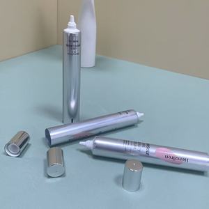 Electroplated Aluminum-<b>Plastic</b> Cosmetic Squeeze <b>Tube</b> with Screw Cap - Product Image 3