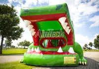Jeu d'obstacles gonflable de crocodile pour enfants, personnalisable en usine, attrayant pour les jardins, pour l'escalade