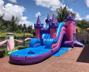 Inflatable công viên giải trí thiết kế mới cô gái Inflatable lâu đài <span class=keywords><strong>bouncy</strong></span> Combo Vua Inflatable Combo trượt với nhảy lâu đài - Product Image 6
