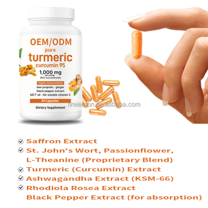 แคปซูลขมิ้น ODM/OEM สารสกัดเคอร์คูมิน 95% 1000 มก. ต่อแคปซูล 60 เม็ด อาหารเสริมขมิ้นบริสุทธิ์สูง - Product Image 5