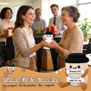 Taza de Café Hecha <span class=keywords><strong>a</strong></span> Mano, Regalo de Despedida, Regalo de Jubilación, Regalo de Promoción Laboral para Mujer y Hombre, Tazas de Café Lindas, Decoración de Escritorio de Oficina - Product Image 4