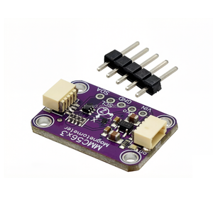 Isolateur bidirectionnel I2C compatible avec STEMMA <span class=keywords><strong>QT</strong></span>/Qwiic avec plaque de base violette - Magnétomètre à trois axes - MMC5603 - Product Image 3