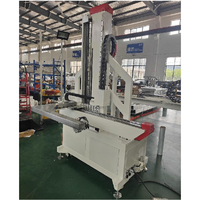 Mesin Thermoforming Robot Sistem Masuk Samping untuk Pabrik, Standar Makanan & Minuman, Stainless Steel, Tahan Panas, Injeksi Robot