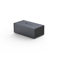 Caja de Disco Duro RAID SUBOSEN SN-DAS04 de 1/2/4/5 Bahías para Discos Duros SATA de 3.5 Pulgadas, Carcasa de Aluminio con Disipación de Calor, Alimentación Integrada