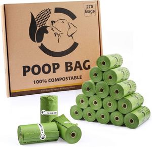 Eco Friendly Custom 100% Leak Proof <b>Compostable</b> Dog Poop <b>Bags</b> Cornstarch Biodegradable - Product Image 1