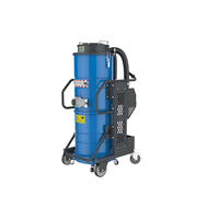 Aspirateur industriel humide et sec 75L avec système de pulvérisation automatique 3.6kW 600m³/h, forte aspiration, filtre HEPA pour usine et atelier