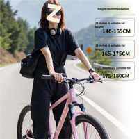 Bicyclette de montagne simple en acier au carbone de 26 pouces à la mode de haute qualité pour hommes et femmes