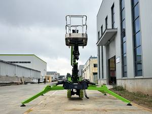 पोर्टेबल लिफ्ट टेलीस्कोपिंग 10 मीटर 12 मीटर-24 मीटर 50 मीटर चेरी पिकर हवाई तौबल ट्रेलर तौबल छोटे बूम मैन लिफ्ट के पीछे - Product Image 2