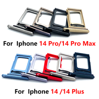 Bandeja para Doble Tarjeta SIM para iPhone 17 16 16E 15 14 Plus 13 12 Mini 11 Pro X XR XS Max Soporte Adaptador de Tarjeta Sim Repuestos al por Mayor