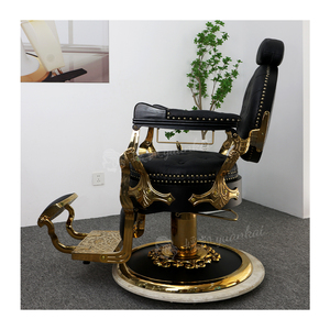 Chaise de barbier en cuir Senior pour hommes Conception de levage rotative spéciale pour les salons de beauté et de coiffure - Product Image 4