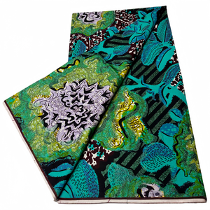 100% suave verdadera gran cera súper Africana tela de impresión dorada algodón Real Hollandais holandés Ankara tela de cera para coser - Product Image 2