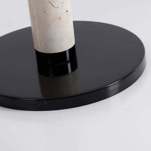 Lámpara de pie QIANXI de travertino, 220V, LED, E26, con interruptor, para sala de estar, dormitorio, estudio, iluminación ambiental - Product Image 2