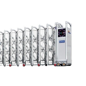 Portail coulissant automatique rétractable en acier inoxydable pour allée, salle de sport, extérieur, usine, école - Durable - Vente chaude - Product Image 1