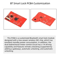 Module de verrouillage intelligent avec télécommande Bluetooth, déverrouillage sans fil SOC, contrôle Bluetooth pour maison intelligente, émetteur-récepteur PCBA