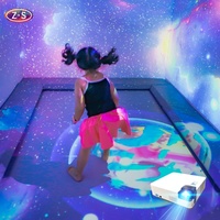 Trampolín Interactivo con Temas Personalizables e Inmersivos, Trampolín con Sensor de Movimiento para Parques de Aventuras