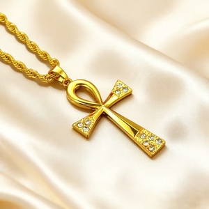 Hot Selling Hiphop Exquisite Design <b>Cross</b> Pendant Necklace Personalized Hiphop Style Unisex's Necklace Fashion Jewelry Wholesale - Product Image 3