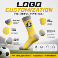 Chaussettes de football respirantes et anti-humidité pour l'entraînement, avec talon et orteils renforcés